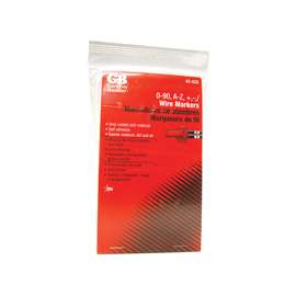 Gardner Bender 42-035 Pocket-Sized Wire Markers Booklet