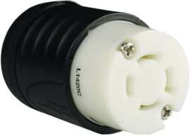 20A 250V BLK Connector