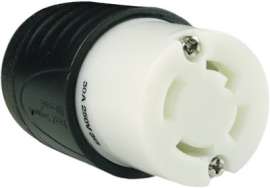 30A BLK/WHT Connector
