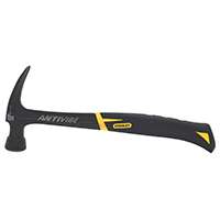STANLEY FATMAX Anti-Vibe 51-165 Rip Claw Nail Hammer, 20 oz, Steel Head, 13-3/4 in OAL