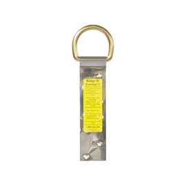 Qualcraft Industries Ridge-It Single D-Ring Roof Anchor, 9-3/4 in L, Stainless Steel