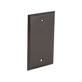 HUBBELL 5173-2 Cover, 4-17/32 in L, 2-25/32 in W, Metal