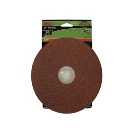 Gator 3083 Fiber Disc, 36-Grit, Extra Coarse Grade, Aluminum Oxide, 7 in Dia
