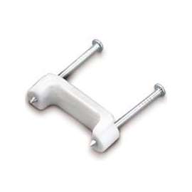 GB PS-175ZN Insulated Cable Staple, Plastic/Polyethylene, Bag