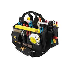 CLC Tool Works 1529 Center Tray Tool Bag, 17-Pocket, Polyester Fabric