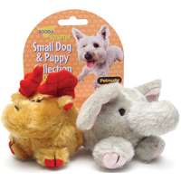 booda 0353595 Dog and Puppy Squatters, S, Synthetic Fabric, Multi-Color