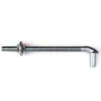 Behlen 42900038 Bolt Hook, For Use With 1-5/8 in Gates, 5/8 X 12 in, Zinc Plated