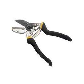 Landscapers Select Angle Anvil Pruner, 0.5 In Capacity, High Carbon Steel Blade, Aluminum Alloy, 7.75 In L