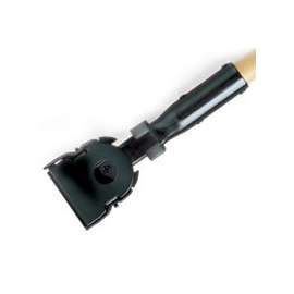 Rubbermaid Invader FGM116000000 Dust Mop Handle Snap, 60 in L, Hardwood, Gray