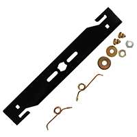 ARNOLD 490-100-0111 Lawn Mower Blade, 3/8, 7/16, 5/8 in Center Hole