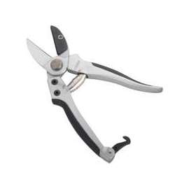Landscapers Select By-Pass Pruner, Carbon Steel Blade, Aluminum, Cushioned Tpr Grip Handle, Forged Steel, 7.75 In L