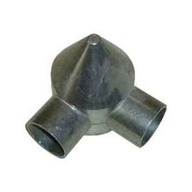 Stephens Pipe & Steel HD42042RP 2-Way Bullet Cap, Aluminum