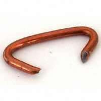 Seymour 69027 Hog Ring, Slant Point, Steel, Copper