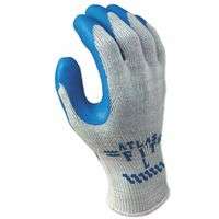 Atlas Fit 300 Rubber-Coated Gloves, X-Large, Blue/Gray