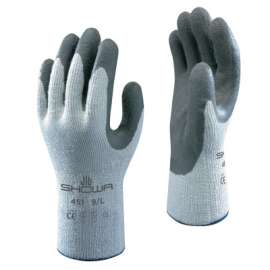 Atlas Therma-Fit 451 Latex Coated Gloves, X-Large, Gray/Light Gray