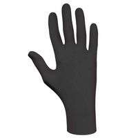 7700 Series Nitrile Gloves, Nitrile, 4 mil, X-Large, Black