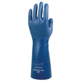 NSK24 Dual Nitrile-Coated Gloves, 10/X-Large, Blue