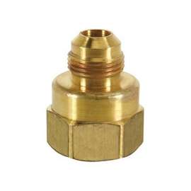 BrassCraft 294F Series F12-6-8 Flare Female Adapter, 3/8 in Flare x 1/2 in FIP