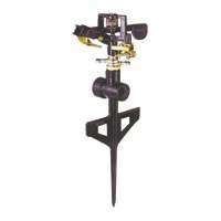 Landscapers Select Pulsating Lawn Sprinkler With Step Spike