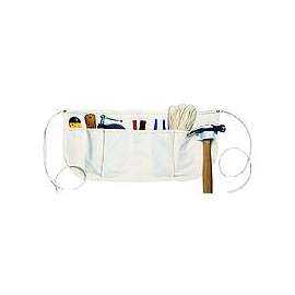 CLC Tool Works C12 Waist Apron, 29 to 50 in Waist, 5-Pocket, Cotton Canvas, Off-White