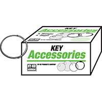 HY-KO KB100 Rust-Resistant, Split, Thin Wire Key Ring