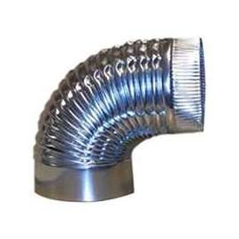 Imperial GV0326 Stove Pipe Elbow, 6 in, Galvanized