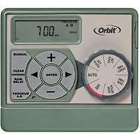 Orbit 57596 Easy Dial Indoor Sprinkler Timer, 6-Zone, LCD Display