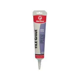 Red Devil 0425 Tile Grout, 5.5 oz Squeeze Tube