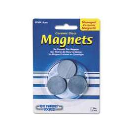 Magnet Source 07004 Magnetic Discs, Ceramic, Charcoal Gray