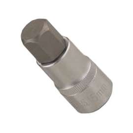Vulcan Bit Socket, 14 Mm, 1/2 In Hex Drive, Chrome Vanadium Steel, Chrome