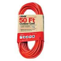 Outdoor Round Vinyl Extension Cord, 100 ft