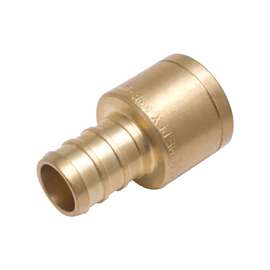 SharkBite UC600LFA Hose to Pipe Adapter, 1/2 in PEX Barb, 1/2 in Female Sweat