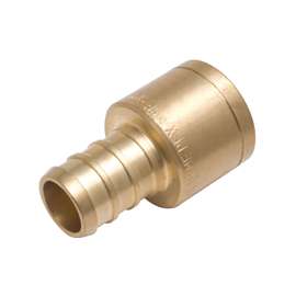 SharkBite UC606LFA Hose to Pipe Adapter, 3/4 in PEX Barb, 3/4 in Female Sweat