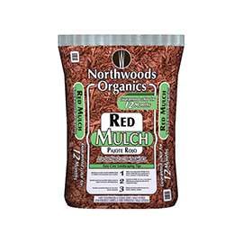 Northwoods Organics WNW03250 Decorative Mulch, Red Bag