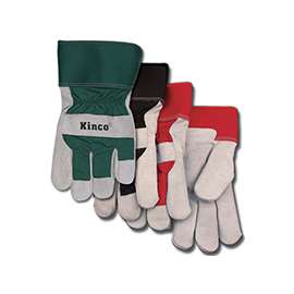 Heatkeep 1932-L Protective Gloves, L, Safety Cuff, Black/Green