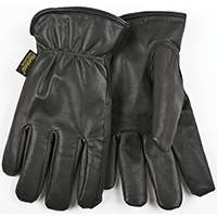Heatkeep 93HK-M Driver Gloves, M, Goatskin Leather, Black