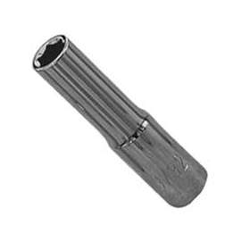 Vulcan Deep Socket, 1/4 In Drive, 9/32 In, 6 Point, Chrome Vanadium Steel, Chrome