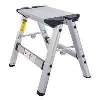 Core Distribution Mini Step Stool, 225 lb, Aluminum