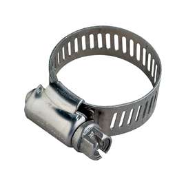 ProSource Interlocked Hose Clamp, 4-5/8 - 5-1/2 In, Stainless Steel