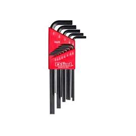 Eklind 10213 Hex Key Set, Steel, Black, 13-Piece