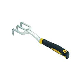 Landscapers Select Deluxe Cultivator, Mirror Polished Aluminum Alloy, Ergonomic Soft Tpr And Pp Grip Handle