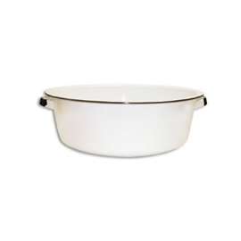 Granite Ware F6416-4 Dish Pan with Handle, 15 qt Volume, Steel, White