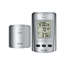 TAYLOR 1730 Wireless Thermometer, 32 to 122 deg F