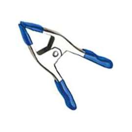 IRWIN 222702 Spring Clamp with Soft Grip Pad, 2 in Clamping, Steel, Blue/Silver
