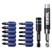 IRWIN 1840314 Impact Drive Guide Set, Steel, Black Oxide, 14-Piece