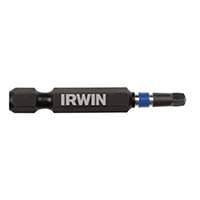 IRWIN 1837476 Power Bit, #2 Drive, Square Recess Drive, 1/4 in Shank, Hex Shank, S2 Steel