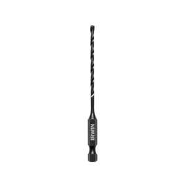 IRWIN 1870541 Masonry Bit Impact Drill Bit, 2-1/8 in L Flute, Hex Shank, 1/4 in Dia Shank