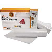 Weston 30-0202-W Vacuum Sealer Bag, Plastic, Clear