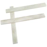 Forney 60306 Flat Soapstone Pencil Refill, White
