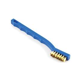 Forney 70489 Scratch Brush, Curved Brass Bristle